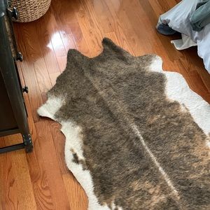 faux animal rug